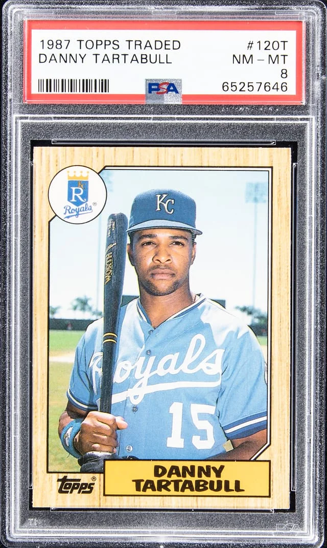1987 Topps Traded Danny Tartabull #120T card image