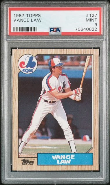 1987 Topps Vance Law #127 card image