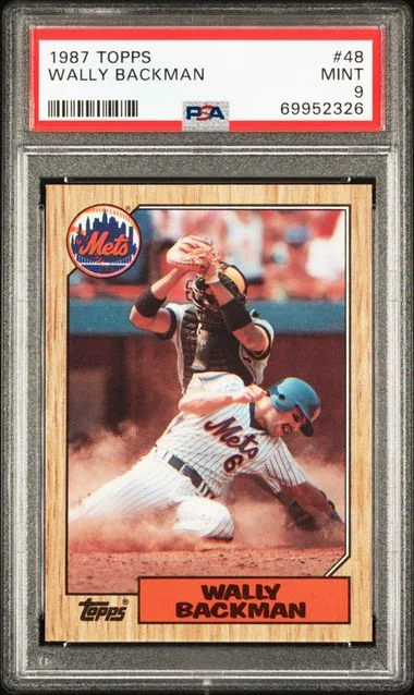 1987 Topps Wally Backman #48 card image