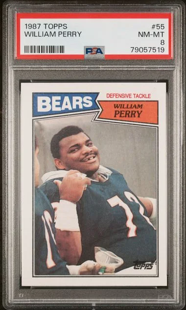 1987 Topps William Perry #55 card image