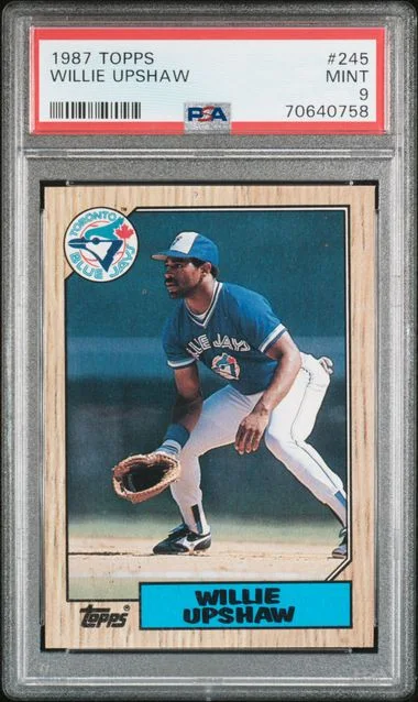 1987 Topps Willie Upshaw #245 card image