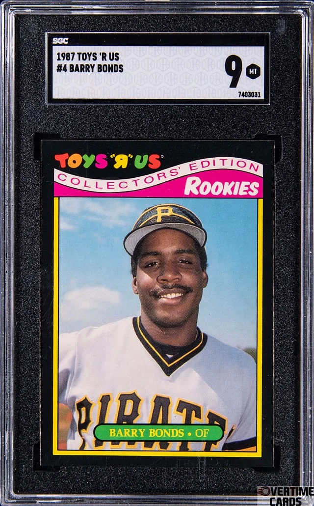 1987 Toys 'R Us Barry Bonds #4 card image