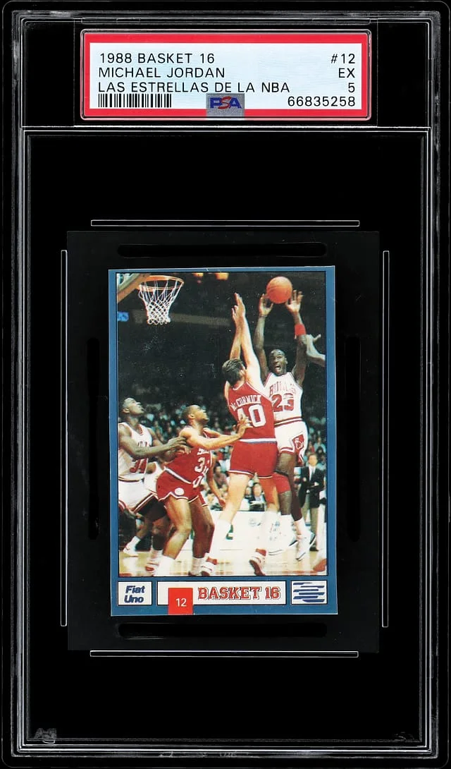 1988-89 Basket 16 Las Estrellas De La NBA Michael Jordan #12 card image