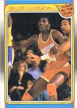 1988-89 Fleer Akeem Olajuwon #126 card image