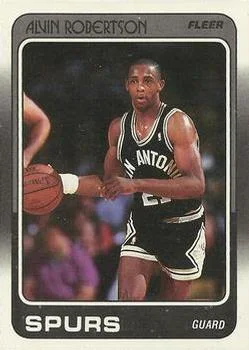 1988-89 Fleer Alvin Robertson #105 card image