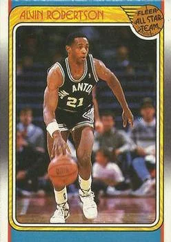 1988-89 Fleer Alvin Robertson #128 card image
