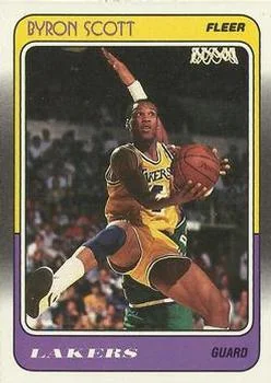 1988-89 Fleer Byron Scott #68 card image