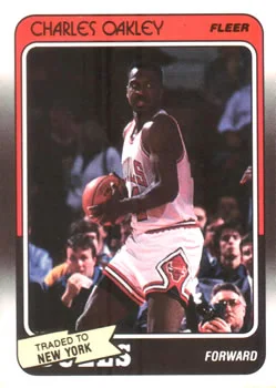 1988-89 Fleer Charles Oakley TR #18 card image