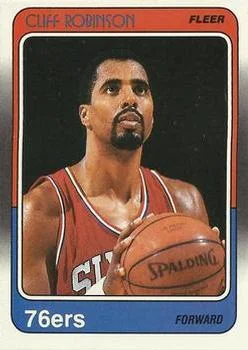 1988-89 Fleer Cliff Robinson #88 card image