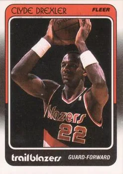 1988-89 Fleer Clyde Drexler #92 card image