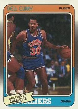 1988-89 Fleer Dell Curry #14 card image