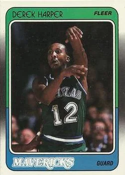 1988-89 Fleer Derek Harper #30 card image