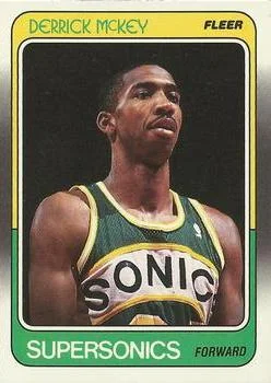 1988-89 Fleer Derrick McKey #109 card image