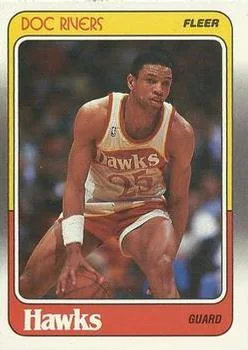 1988-89 Fleer Doc Rivers #3 card image