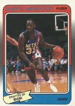 1988-89 Fleer Dwayne Washington #71 card image