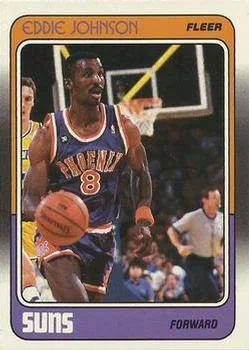 1988-89 Fleer Eddie Johnson #90 card image