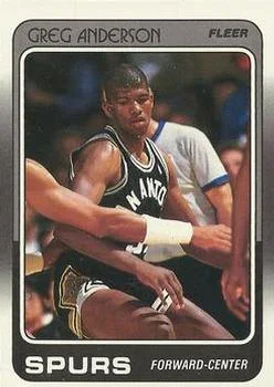 1988-89 Fleer Greg Anderson #101 card image