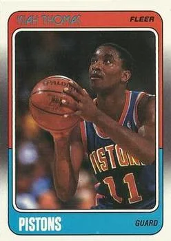 1988-89 Fleer Isiah Thomas #45 card image