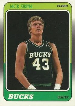1988-89 Fleer Jack Sikma #76 card image