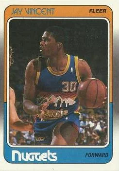 1988-89 Fleer Jay Vincent #38 card image