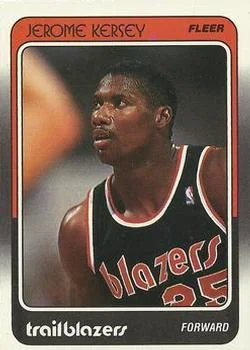 1988-89 Fleer Jerome Kersey #95 card image