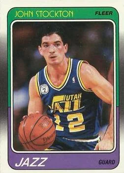 1988-89 Fleer John Stockton #115 card image