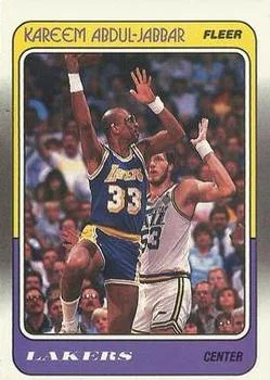 1988-89 Fleer Kareem Abdul-Jabbar #64 card image