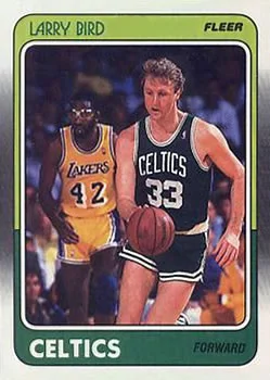 1988-89 Fleer Larry Bird #9 card image