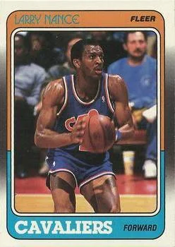 1988-89 Fleer Larry Nance #24 card image