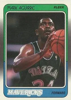 1988-89 Fleer Mark Aguirre #27 card image