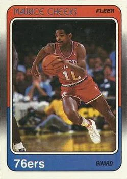 1988-89 Fleer Maurice Cheeks #86 card image