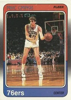 1988-89 Fleer Mike Gminski #87 card image