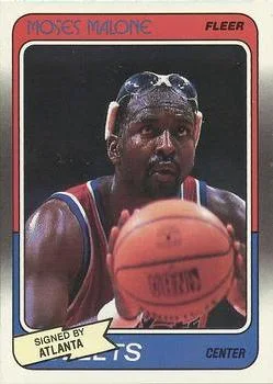 1988-89 Fleer Moses Malone #118 card image