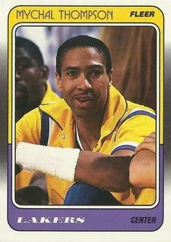 1988-89 Fleer Mychal Thompson #69 card image