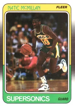 1988-89 Fleer Nate McMillan #110 card image