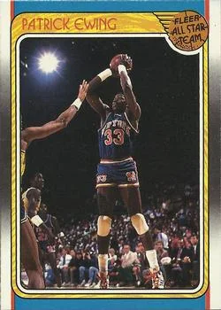 1988-89 Fleer Patrick Ewing #130 card image