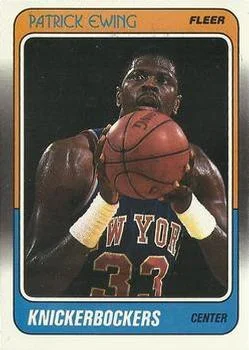 1988-89 Fleer Patrick Ewing #80 card image
