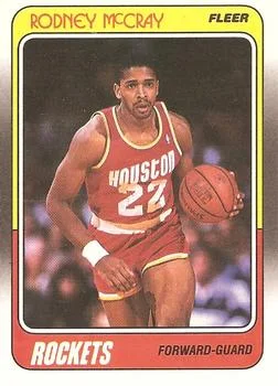 1988-89 Fleer Rodney McCray #52 card image