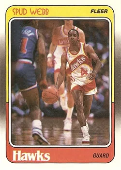 1988-89 Fleer Spud Webb #4 card image