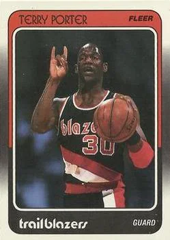 1988-89 Fleer Terry Porter #96 card image