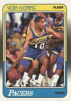 1988-89 Fleer Vern Fleming #55 card image