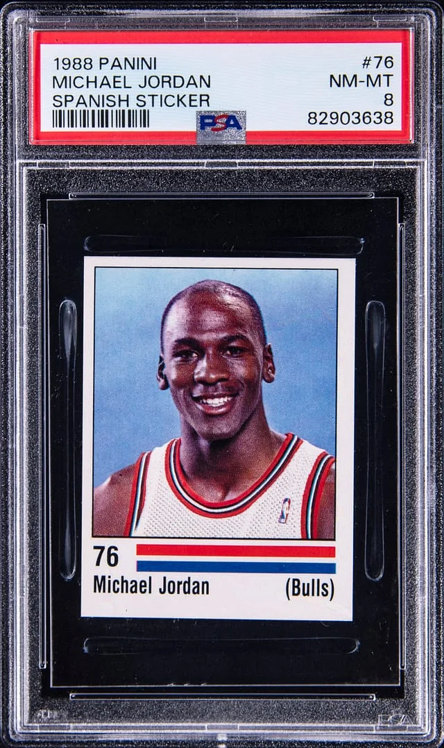 1988-89 Panini Michael Jordan Stickers Spanish #76 card image