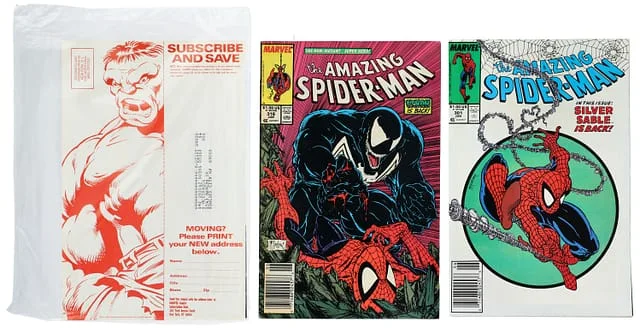 1988-92 Marvel) 3 Books - Raw - Todd McFarlane Cover Art, 3rd Appearance of Venom, Full Appearance of Carnage (in Polybag) #1st card image