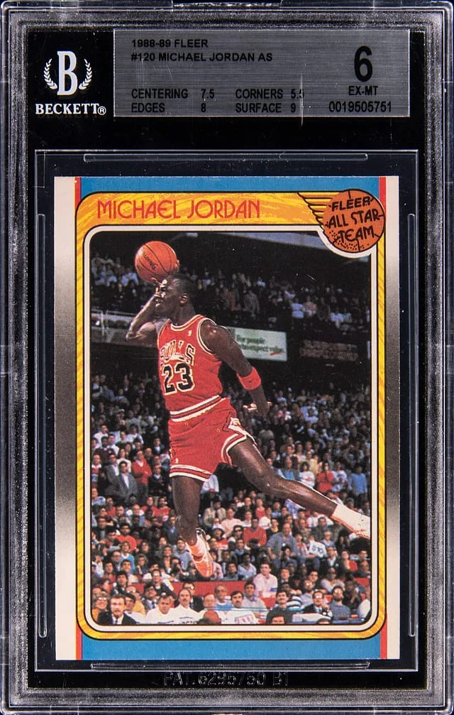 1988-99 Fleer Michael Jordan All Star #120 card image