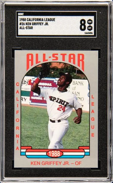 1988 California League All-Star Ken Griffey Jr. #26 card image