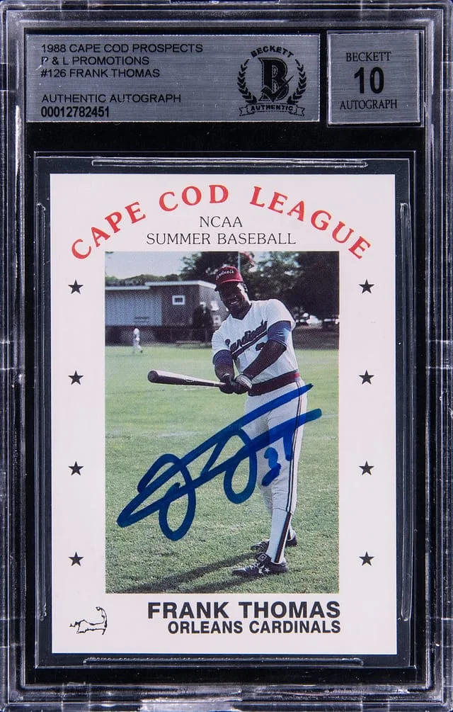 1988 Cape Cod Prospects P & L Promotions Frank Thomas #126 card image