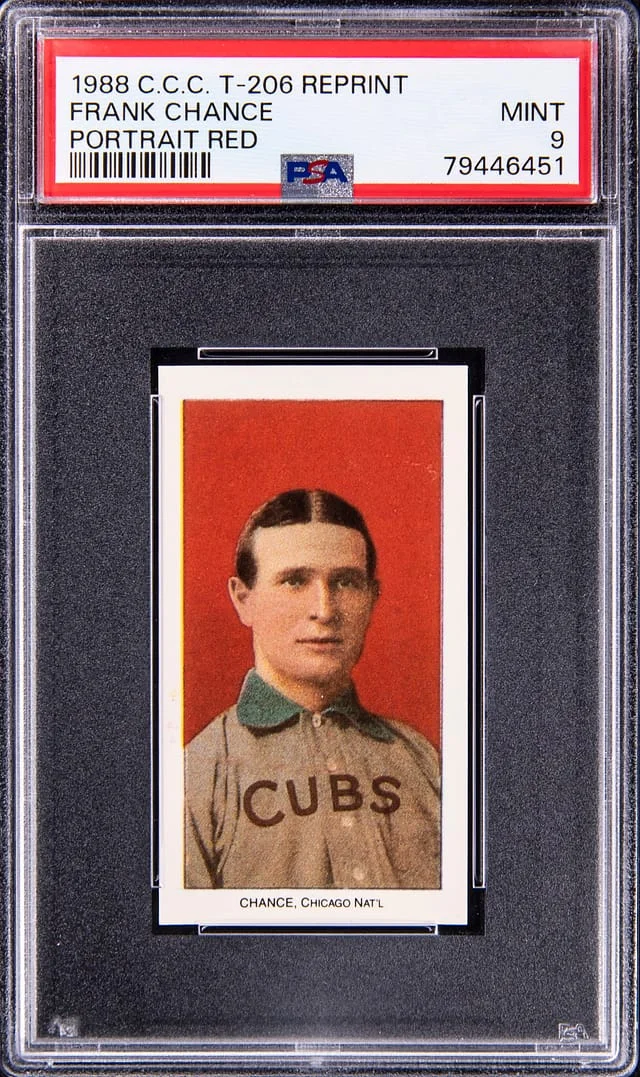 1988 C.C.C. Reprint - Frank Chance #T206 card image