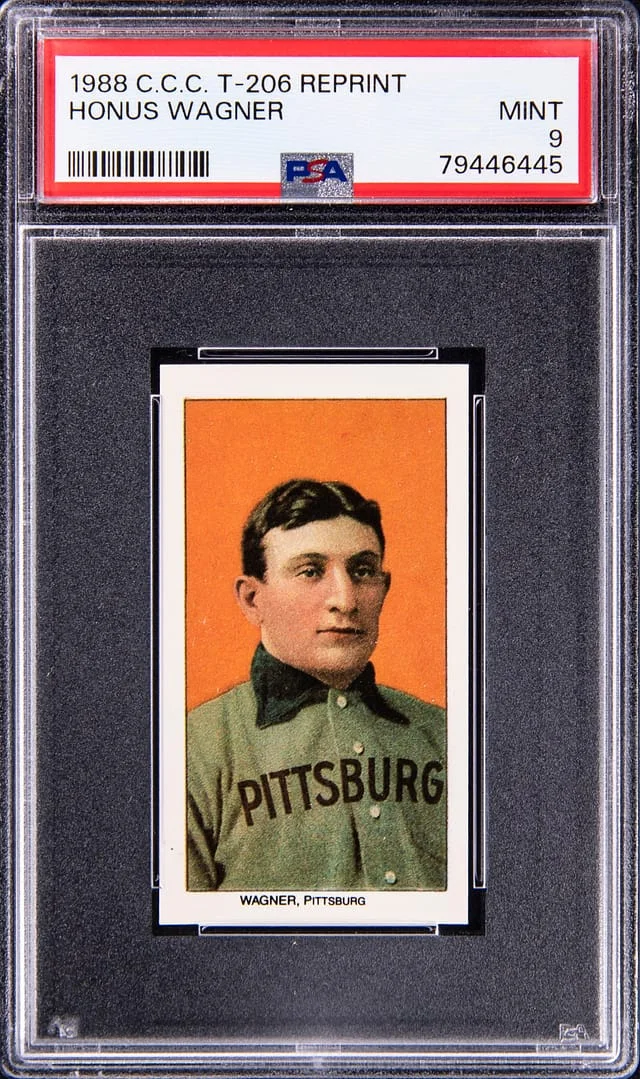 1988 C.C.C. Reprint - Honus Wagner #T206 card image