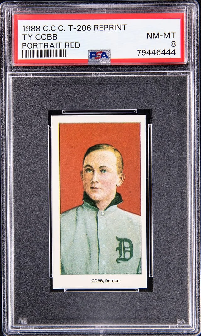 1988 C.C.C. Reprint - Ty Cobb #T206 card image