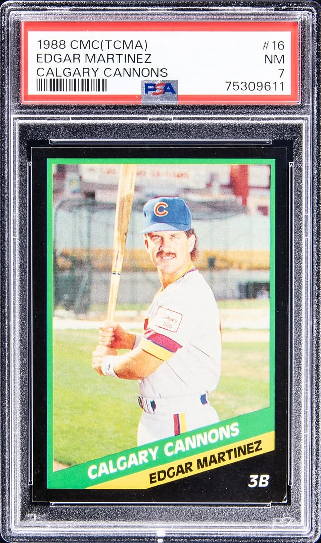 1988 CMC Calgary Cannons Edgar Martinez #16 card image